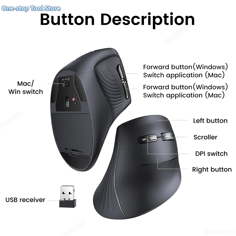 souris sans fil bluetooth 5.0 2.4g ergonomique 4000dpi 6 boutons muets pour macbook tablette ordinateurs portables ordinateur pc souris souris sans fil bluetooth 5.0 2.4g ergonomique 4000dpi 6 boutons muets pour macbook tablette ordinateurs portables ordinateur pc souris
